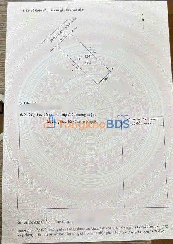 Đất thổ cư Thiên Lôi 48m² 3.1 tỷ - Sổ đỏ chính chủ