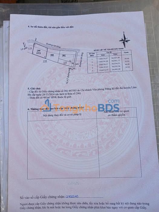 Đất nền Nam Ban – Lâm Hà 1.520m² thỏa thuận – Sổ đỏ chính chủ