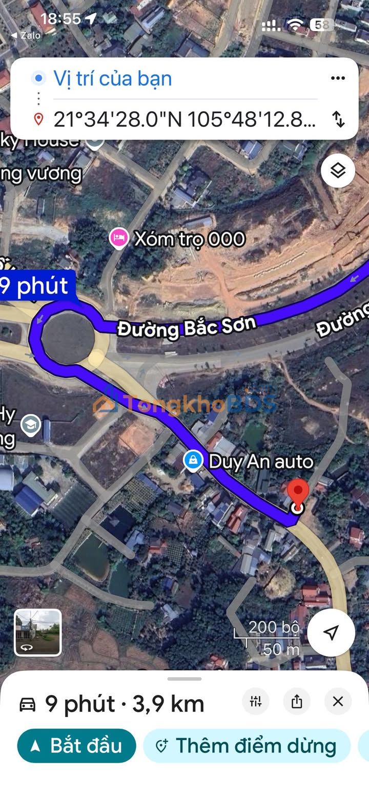 Đất Tố Hữu E Thái Nguyên 118m² 3.54 tỷ - Đất thổ cư 100%