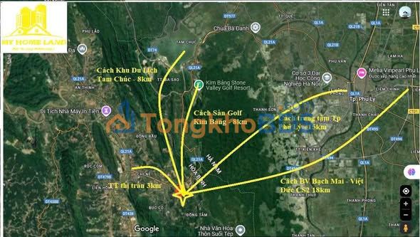 Đất nền Đồng Tâm Lạc Thủy 1098m² giá 3 tỷ - Đường to ô tô