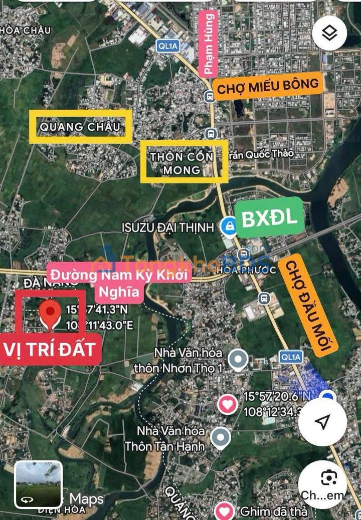 Đất nền Điện Tiến, Điện Bàn 123m² 1.55 tỷ – Đường to ô tô