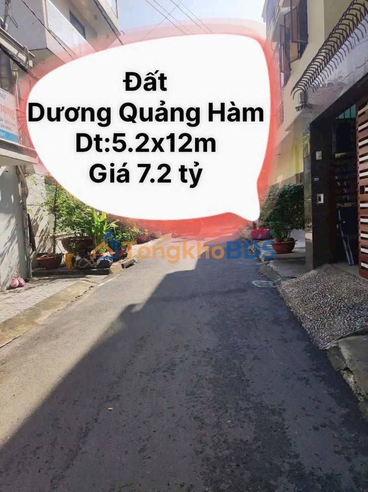 Nhà Dương Quảng Hàm P6 Gò Vấp 62m² 7.2 tỷ - Sẵn sàng ở ngay