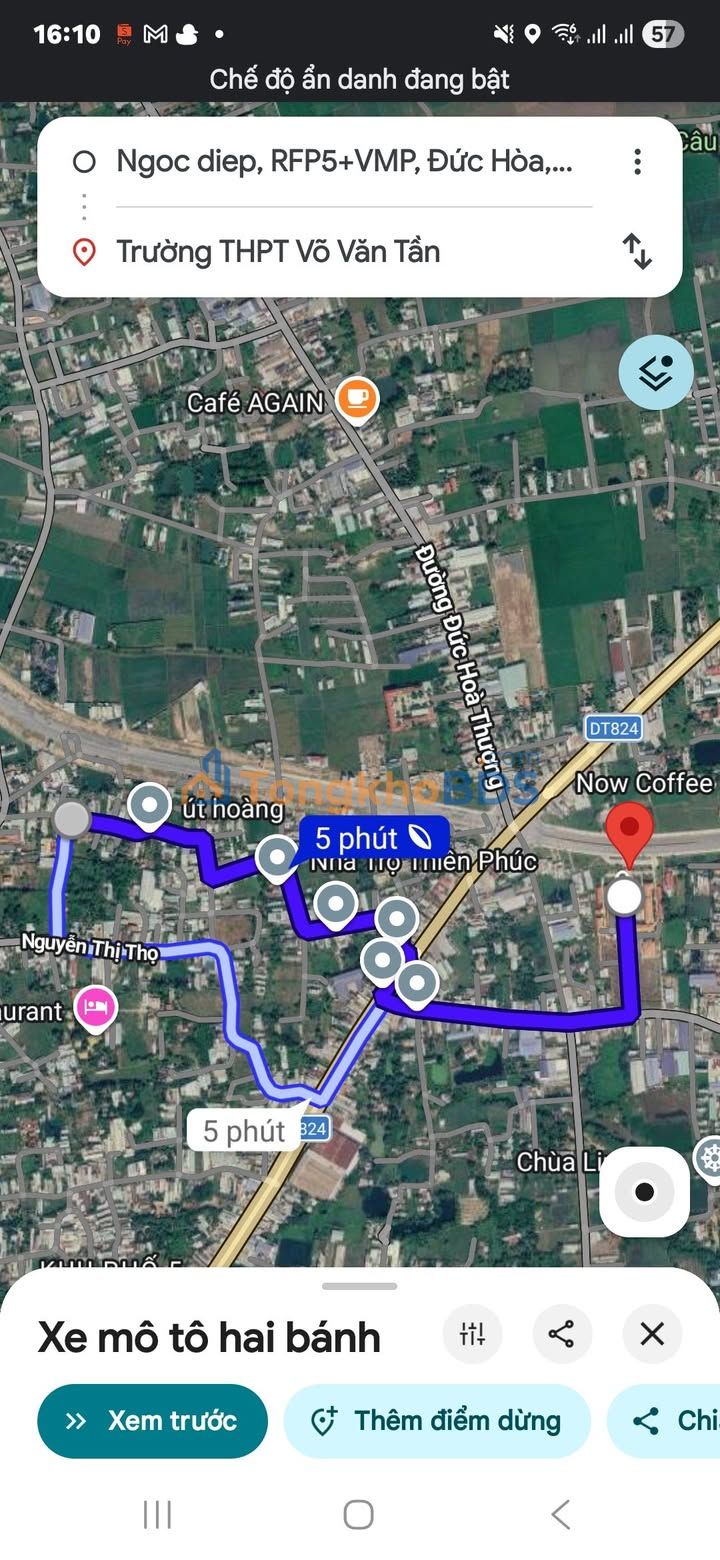 Đất nền D823 Đức Hòa 115m² 1.3 tỷ - Sổ đỏ chính chủ