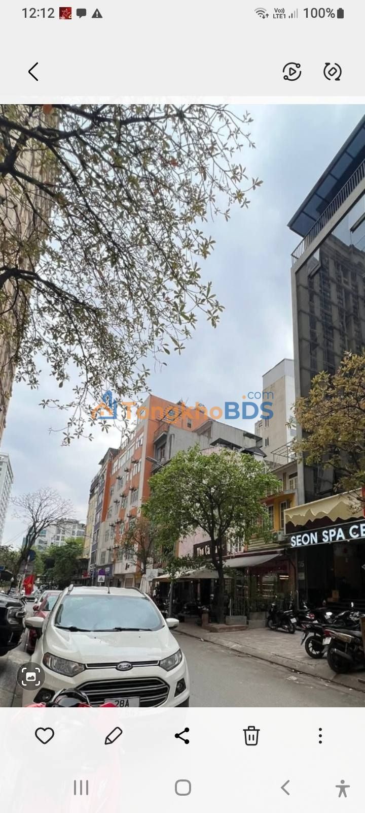 Nhà phố Đường Láng Cầu Giấy 70m² 23 tỷ - Ô tô tránh