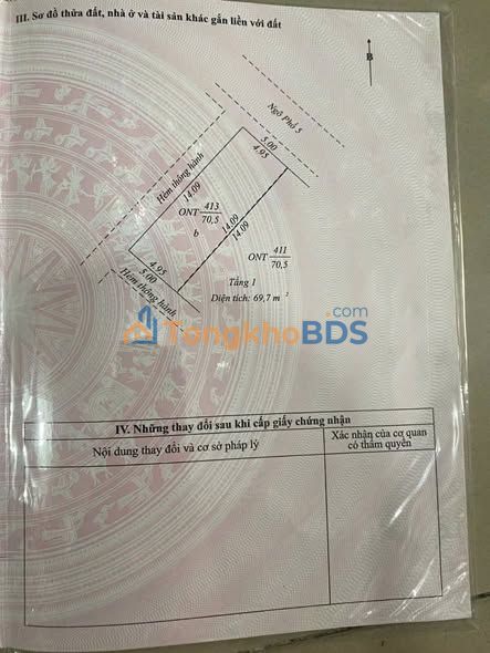 Nhà cấp 4 Cái Dầu 69m² 1.2 tỷ - Sẵn sàng ở ngay