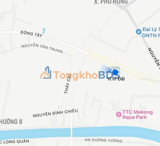 Đất Lộ Đông Tây Phú Khương 2.000m² 4 tỷ - Đường to ô tô