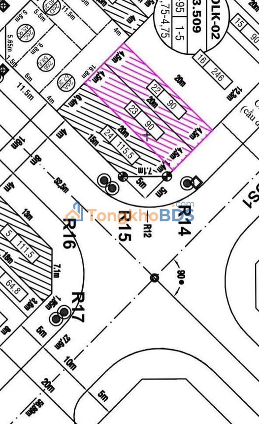 Đất nền Trần Văn Dũng Quy Nhơn 90m² 4 tỷ - Hạ tầng hoàn thiện