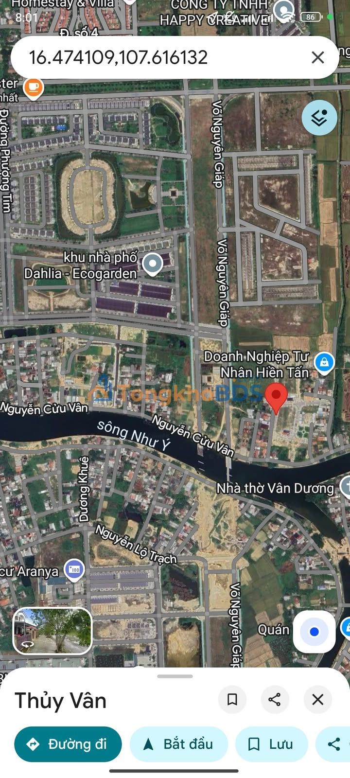 Đất KQH Thủy Vân Vỹ Dạ 97m² 2,88 tỷ - Sổ đỏ chính chủ