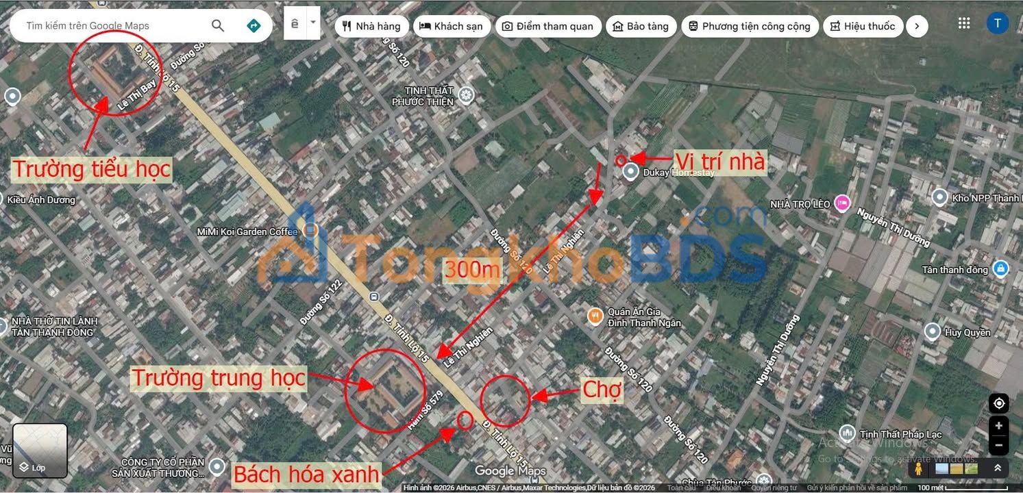 Nhà riêng Củ Chi Lê Thị Nghiên 96m² 2.45 tỷ - Ô tô vào tận nhà