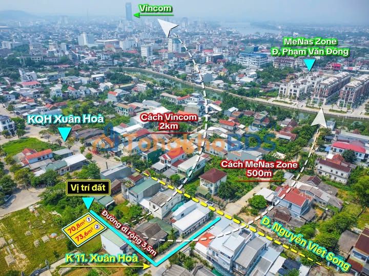 Đất nền Thủy Lương Huế 70m² 1,7 tỷ - Sổ đỏ chính chủ