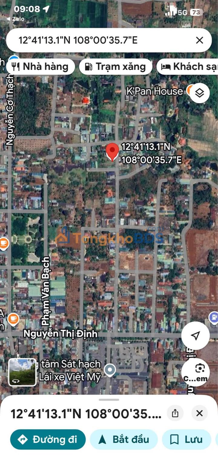 Đất nền Tuy Hòa Nguyễn Thị Định 320m² 4 tỷ – Đường ô tô