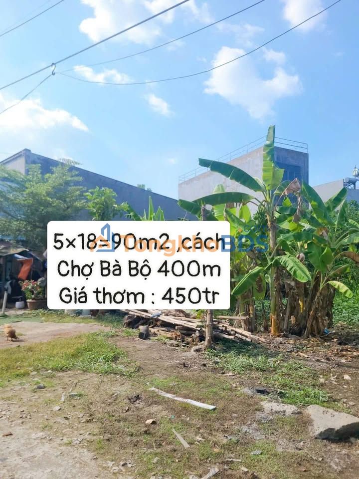 Đất nền Cần Thơ Long Hòa 90m² 450 triệu - Giá tốt hiếm có