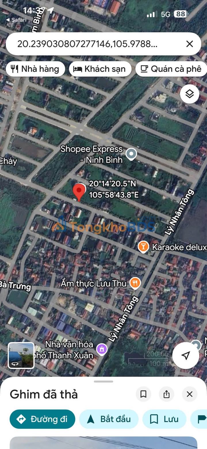 Đất Bắc Phong 3 Lý Nhân Tông 114m² 5.5 tỷ – Đường to ô tô