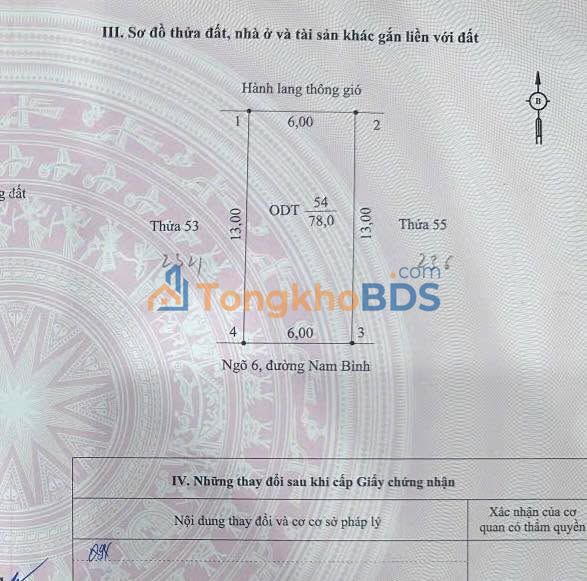 Đất nền Kim Định 78m² giá 4 tỷ - Đường ô tô hiếm