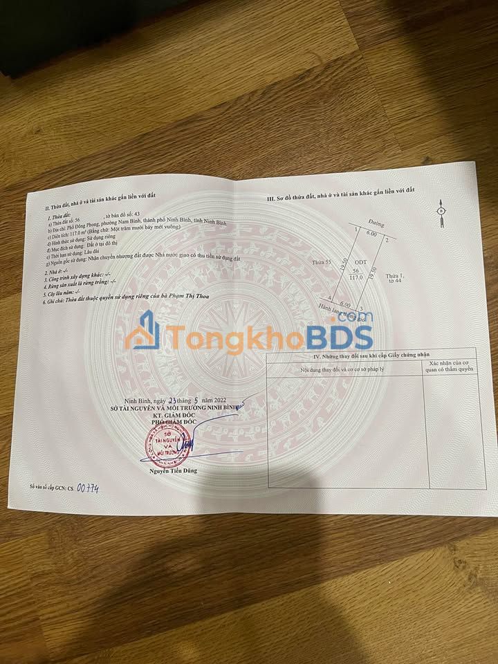 Nhà riêng Ninh Khánh 117m² giá thỏa thuận - Chính chủ bán