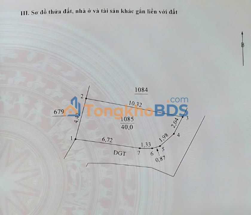 Đất Tân Lập Đan Phượng 40m² 4.8 tỷ - Sổ đỏ chính chủ