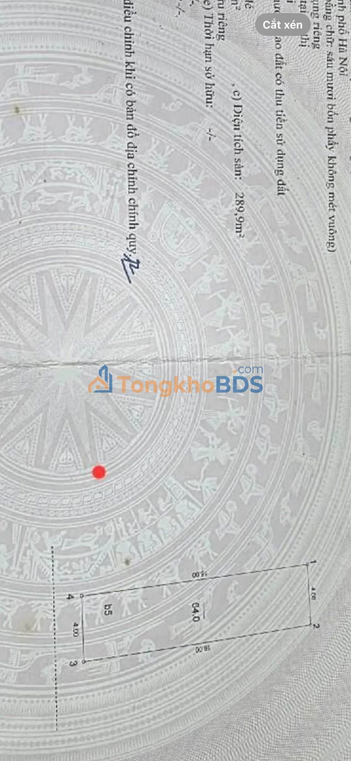 Nhà mặt phố Hoàng Quốc Việt 64m² - Chính chủ bán