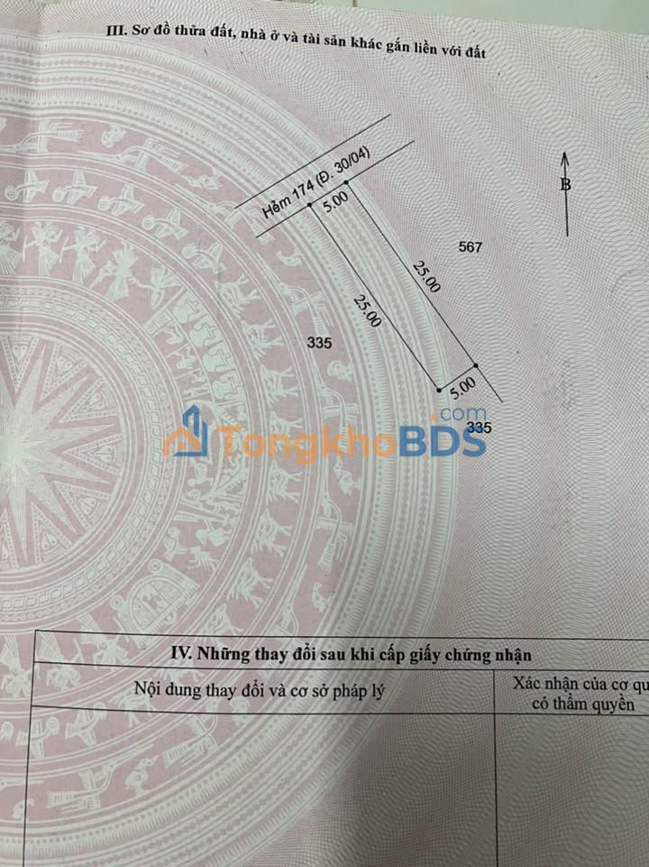 Đất hẻm ô tô 30.4 – Mỹ Tú 5x25m giá 1,15 tỷ - Sổ đỏ chính chủ