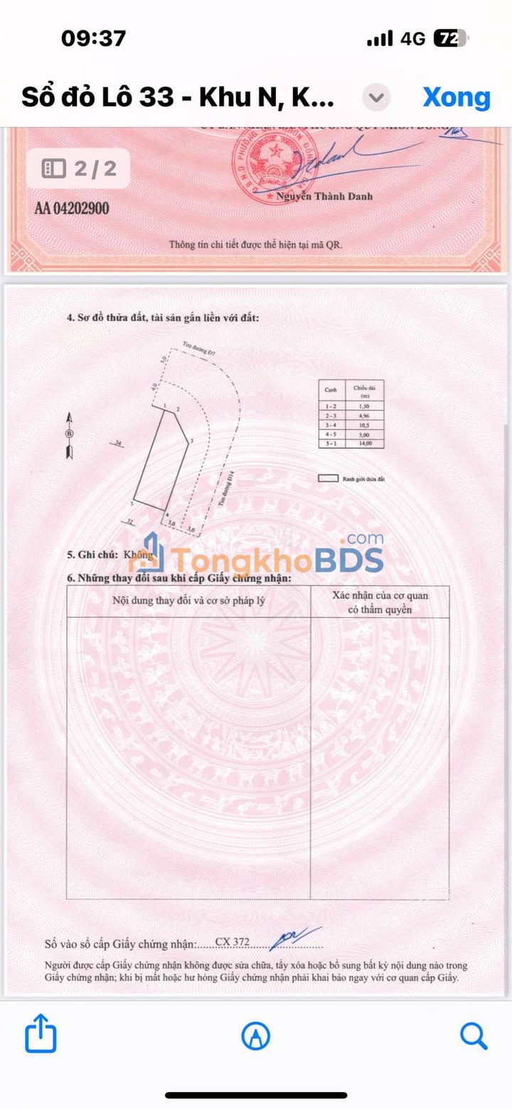 Đất nền Quy Nhơn KDC Chùa Bình An 64m² 2.49 tỷ - Xây dựng tự do