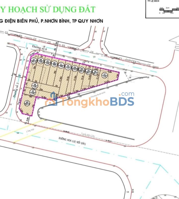 Đất 2MT Nguyễn Quý Đức Quy Nhơn 131m2 4.5 tỷ - Vị trí đẹp