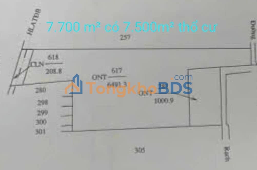 Đất nền QL57 Vĩnh Long 7.700m² 45 tỷ - Sổ đỏ chính chủ