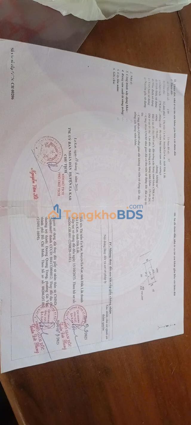 Đất nền Ea Kar 300m² - Chính chủ bán, giá thỏa thuận