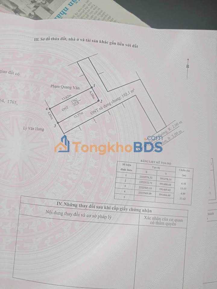 Đất nền Thôn 9 Liên Khê 63m² 450 triệu - Ô tô vào tận nơi