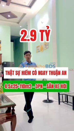 Nhà cấp 4 Thuận Giao 113m² 2.9 tỷ - Sẵn sàng ở ngay