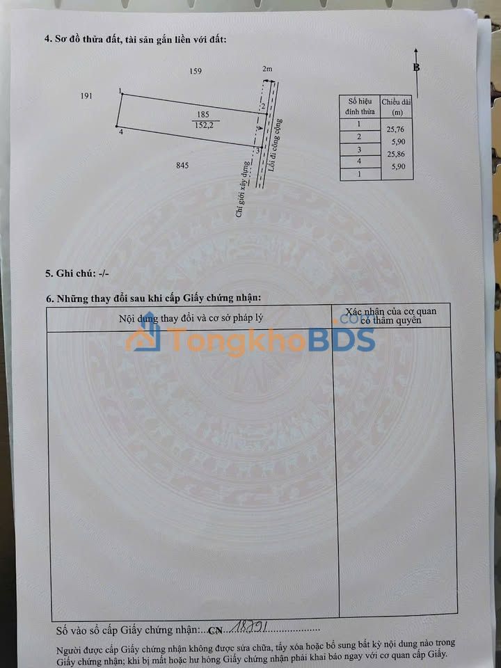 Đất Củ Chi 150m² 480 triệu - Tiềm năng tăng giá