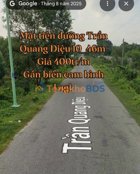 Nhà mặt tiền Trần Quang Diệu La Gi 460m² - Chính chủ bán