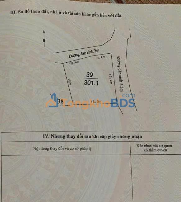 Đất thổ cư Đồng Bẩm 300m² - Đất thổ cư 100%