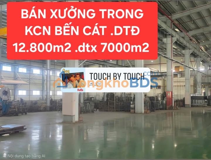 Kho xưởng KCN Bến Cát Hiệp Thành 12.800m² - Diện tích lớn hoạt động ngay