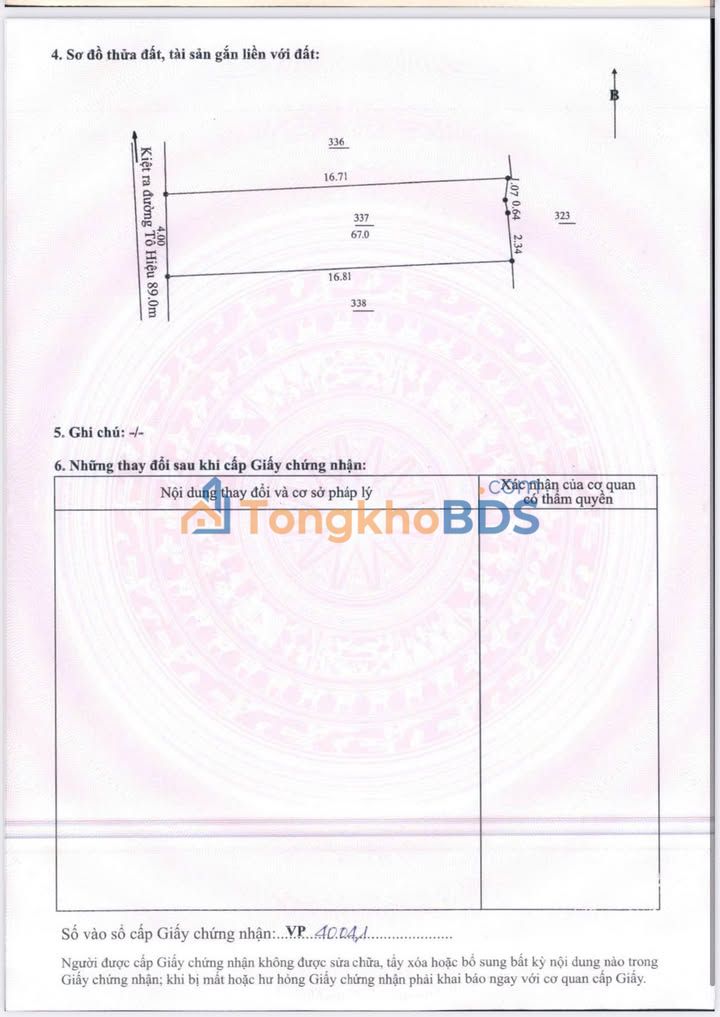 Đất nền Đà Nẵng Tô Hiệu 67m² 3.5 tỷ - Sổ đỏ chính chủ