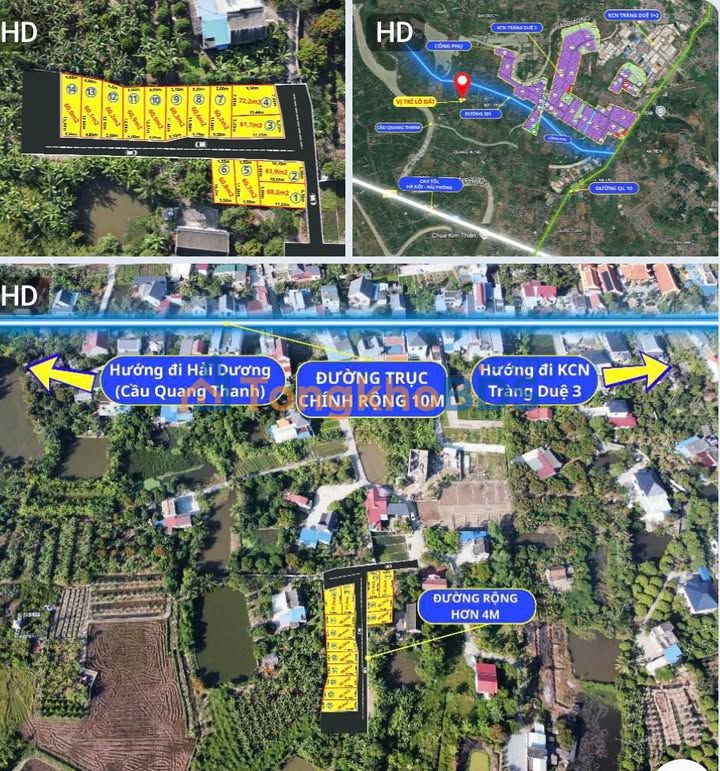 Đất nền An Lão Hải Phòng 60m² giá 800 triệu - Tiềm năng tăng giá