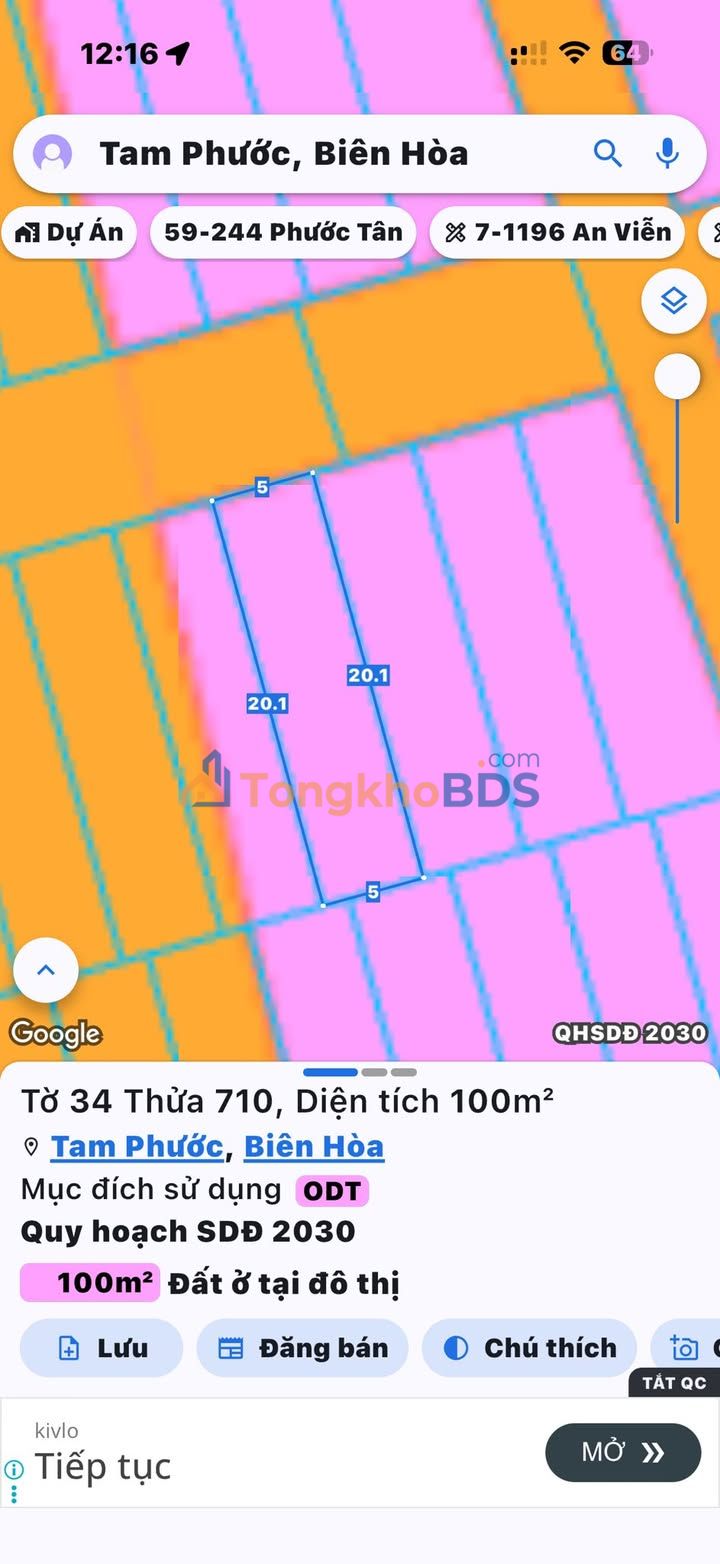 Nhà Tam Phước Biên Hòa 100m² giá 1,38 tỷ - Giá tốt hiếm có