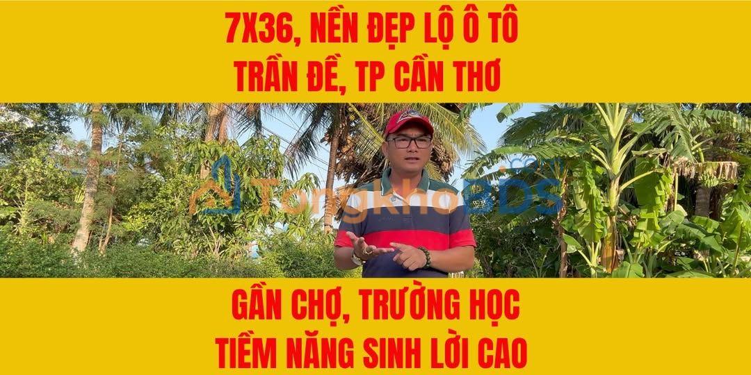 Farm Trần Đề Sóc Trăng ven cảng 252m² - Đầu tư dài hạn