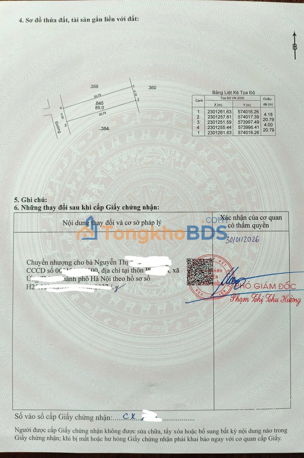 Đất nền Ứng Thiên 85m2 3.2 tỷ - Sổ đỏ chính chủ