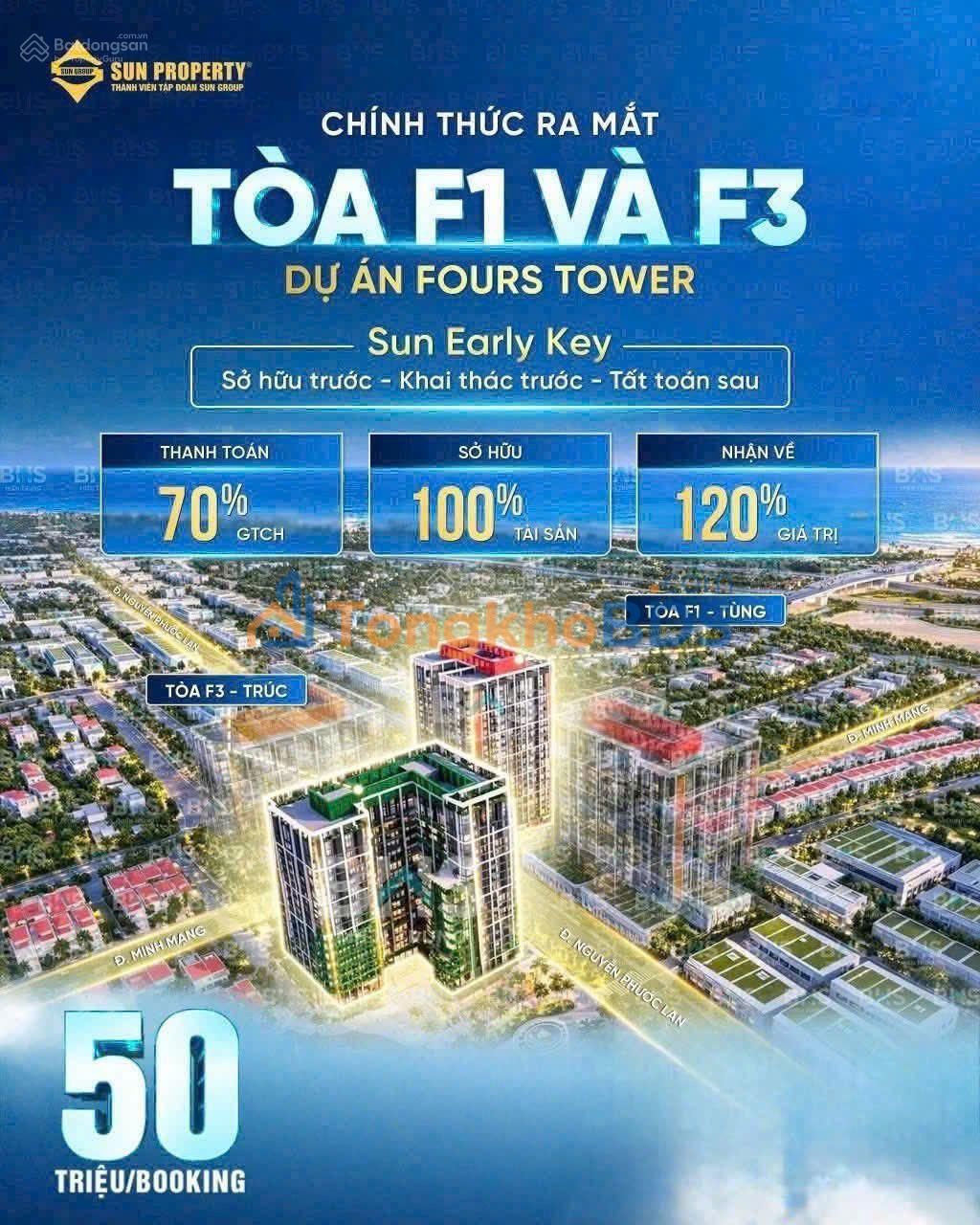 Căn hộ FourS Tower Minh Mạng 35m² 1.77 tỷ view đẹp