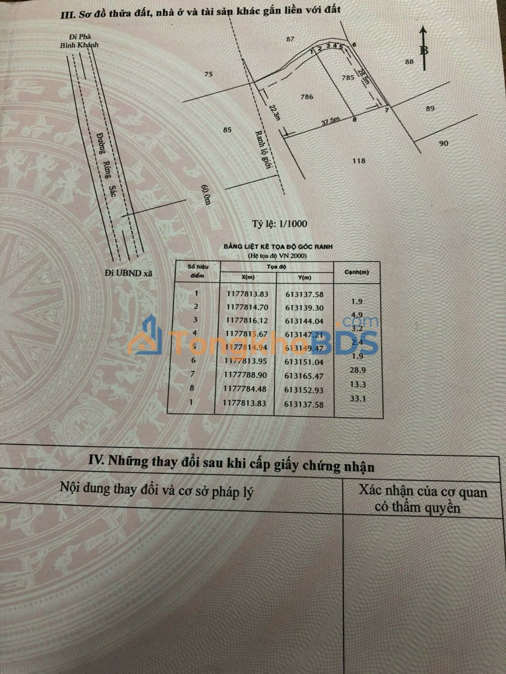 Đất mặt tiền Rừng Sác, Bình Khánh 1.907m² giá 57 tỷ - Chính chủ bán gấp