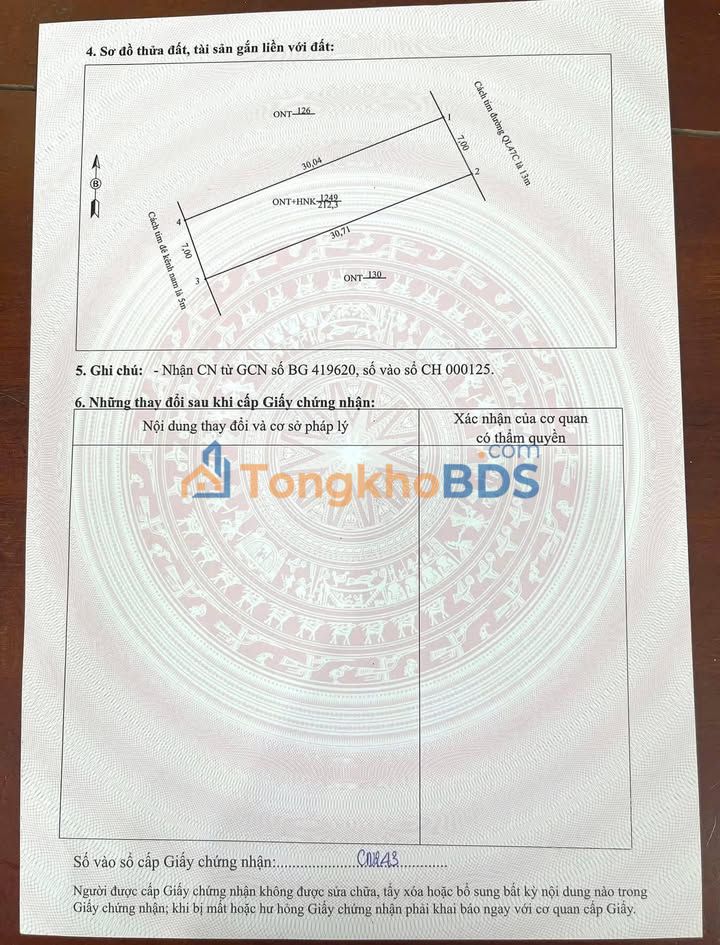 Đất nền Triệu Sơn 212m² 1,7 tỷ - Sổ đỏ chính chủ