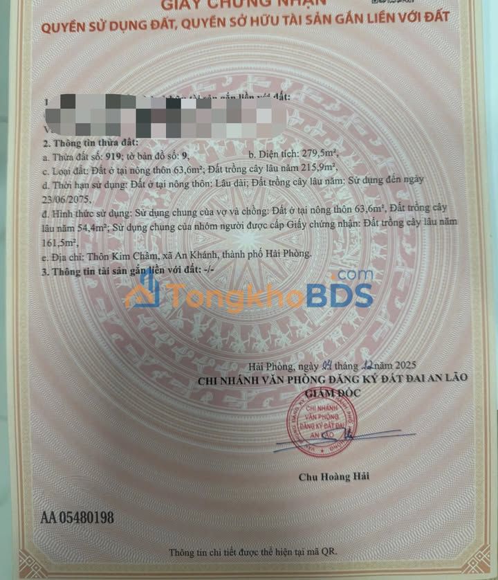 Đất nền Mỹ Đức Đại Hưng 100m² 8xx triệu - Đường ô tô vào