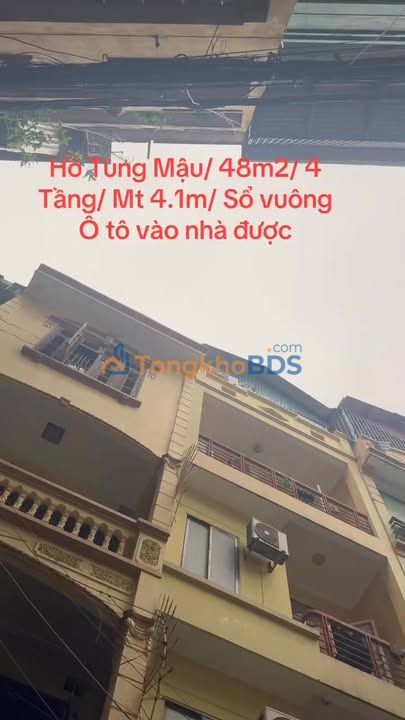 Nhà phố Hồ Tùng Mậu 48m² - Ô tô vào nhà thoải mái