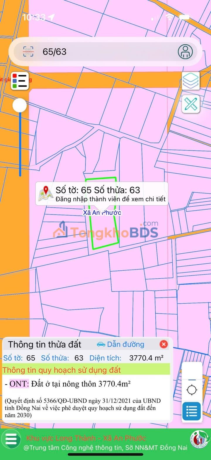 Đất Ấp 2 An Phước 100m² 880 triệu - Tiềm năng tăng giá