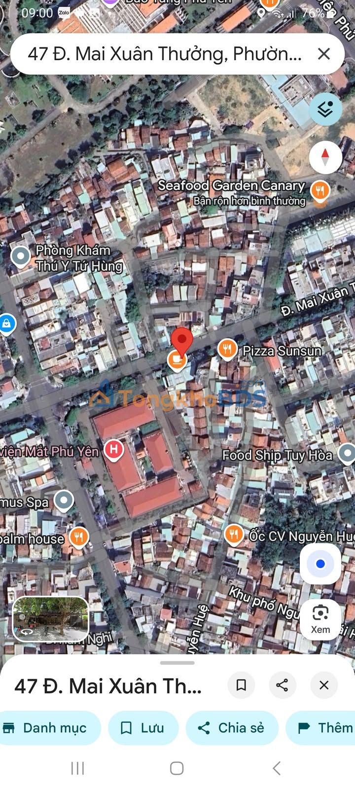 Đất nền Mai Xuân Thưởng Tuy Hòa 160m² 9,2 tỷ - Đường to ô tô