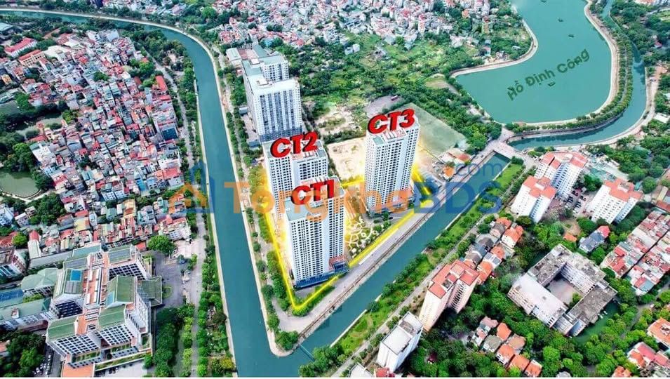 Căn hộ CT2 X2 Đại Kim 123m² giá 7 tỷ - View đẹp