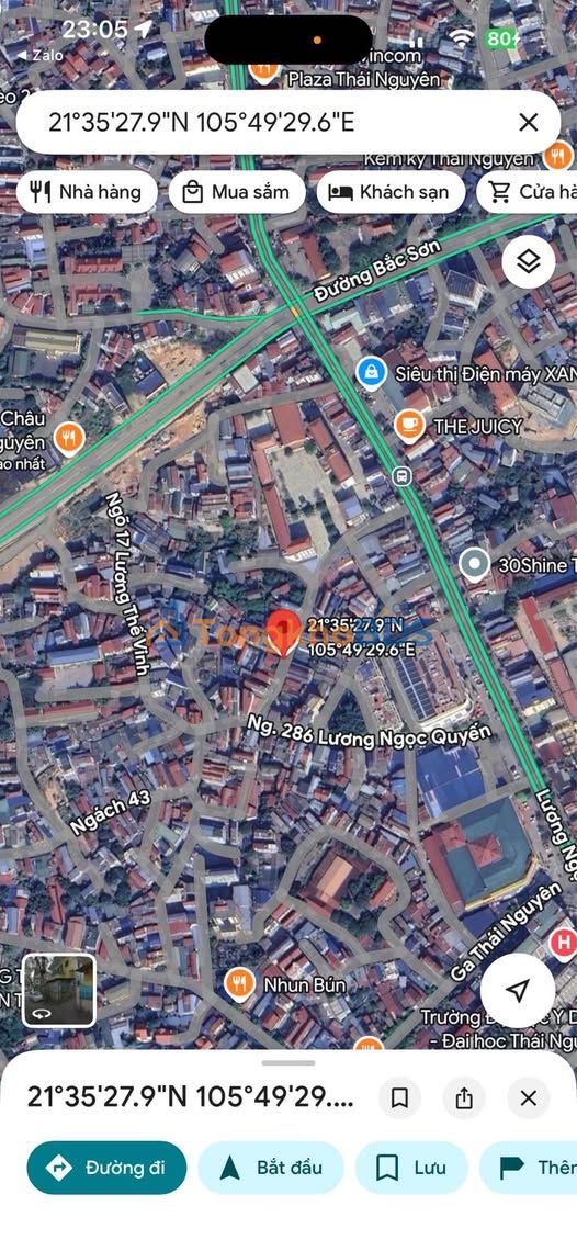 Đất Vincom Thái Nguyên 80m² 2 tỷ - Tiềm năng tăng giá