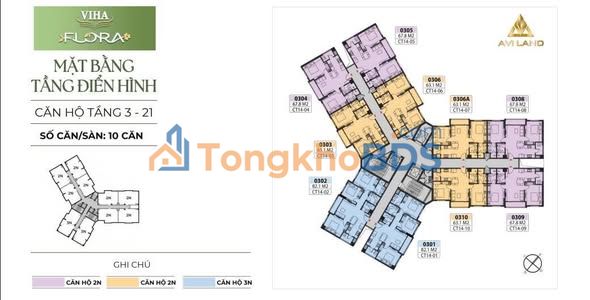 Căn hộ Gamuda Gardens Yên Sở 63m² 4 tỷ - View đẹp