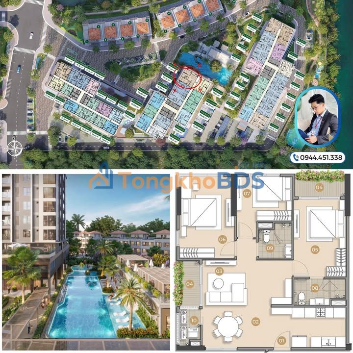 Căn hộ Mizuki Park Bình Chánh 97m² - View đẹp hiếm