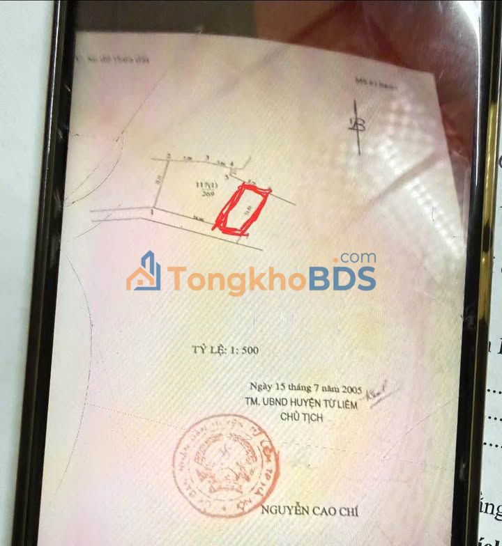 Đất Phú Minh Bắc Từ Liêm 50m² 7 tỷ - Sổ đỏ chính chủ