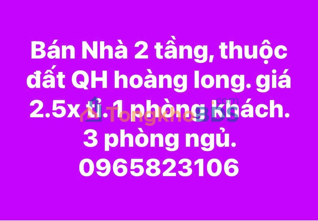 Nhà riêng Yên Thanh 85m² 2,5 tỷ - Chính chủ bán gấp
